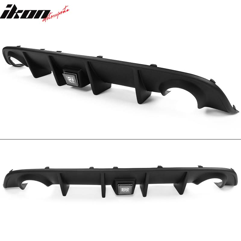 2015-2023 Dodge Charger Rear Bumper Diffuser w/ LED Brake Light Lamp