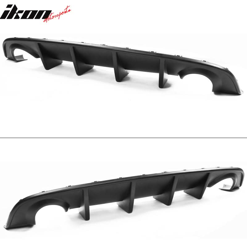 2015-2023 Dodge Charger SRT Rear Diffuser OEM Style Matte Black PP