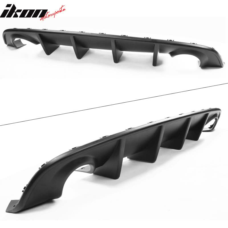 2015-2023 Dodge Charger SRT Rear Diffuser OEM Style Matte Black PP