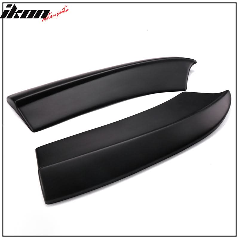 2015-2023 Dodge Charger Matte Black Rear Bumper Lip Aprons Pair PP