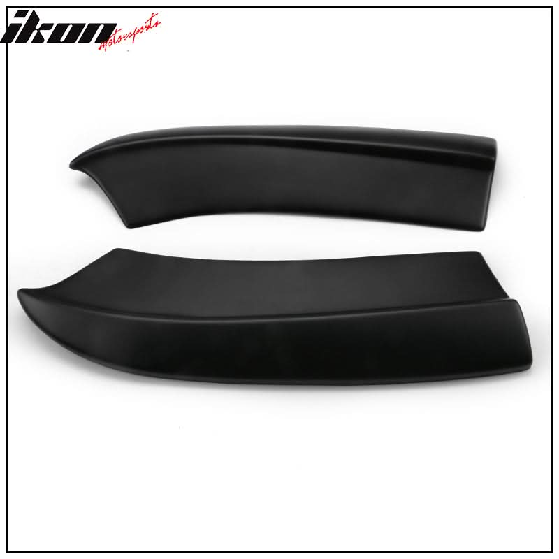 2015-2023 Dodge Charger Matte Black Rear Bumper Lip Aprons Pair PP