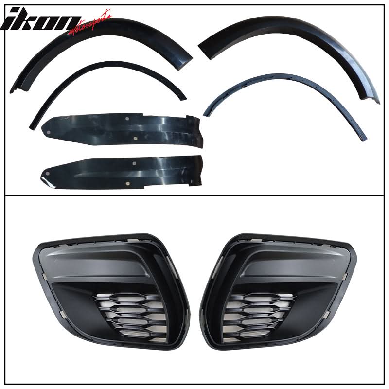 2015-2023 Dodge Charger Widebody Gloss Whole Bumper Kits Diffuser PP