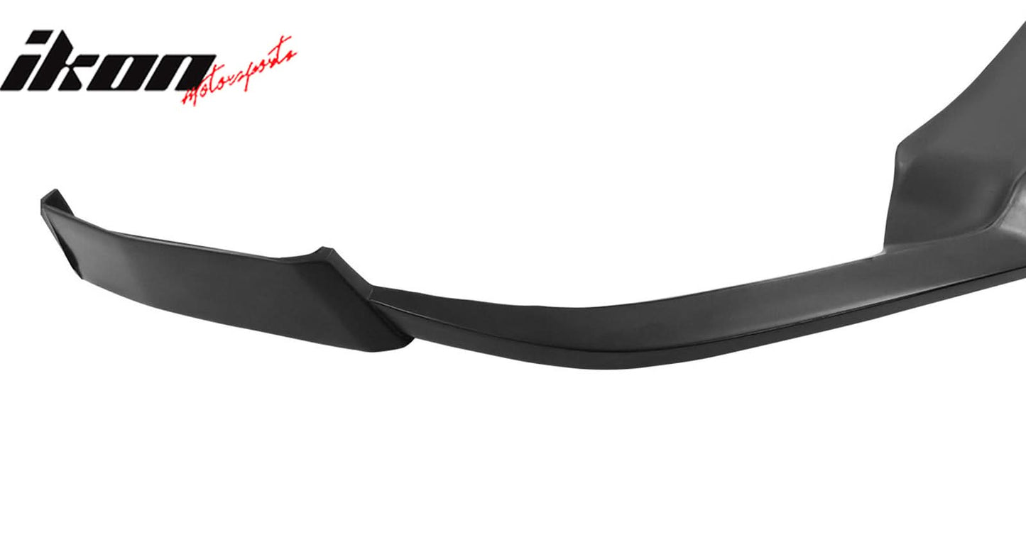 2016-2018 Nissan Maxima Unpainted Black Front Bumper Lip Splitter PU
