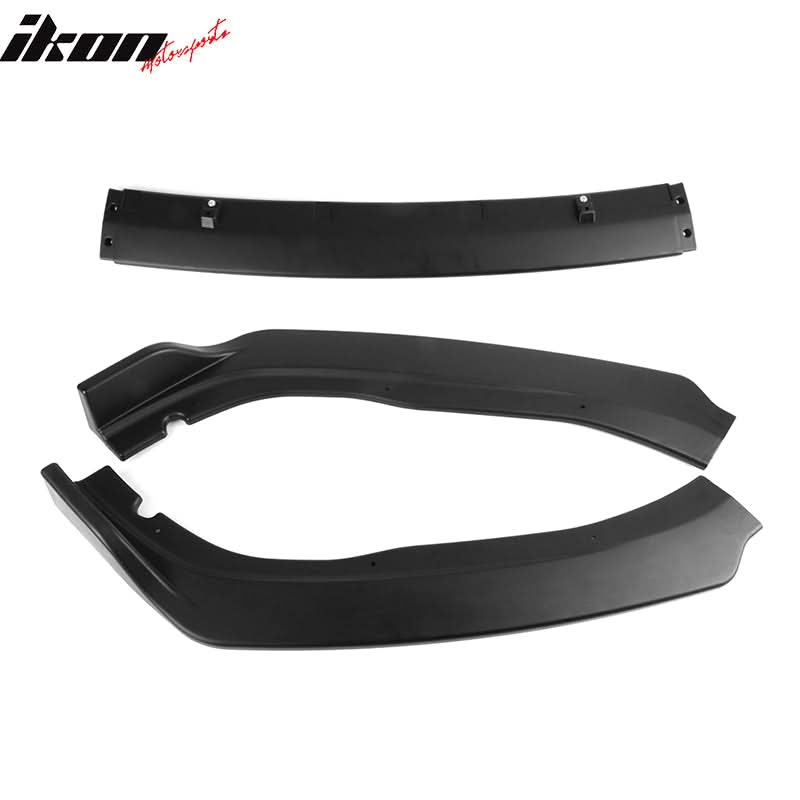 2016-2019 Chevy Cruze RS Front Lip OEM Style Unpainted Black Car Lip P