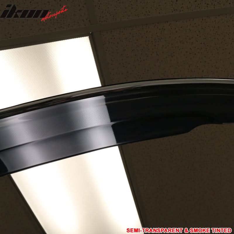 2016-2021 Honda Civic Sedan Smoke Chrome Mugen Window Visors Acylic