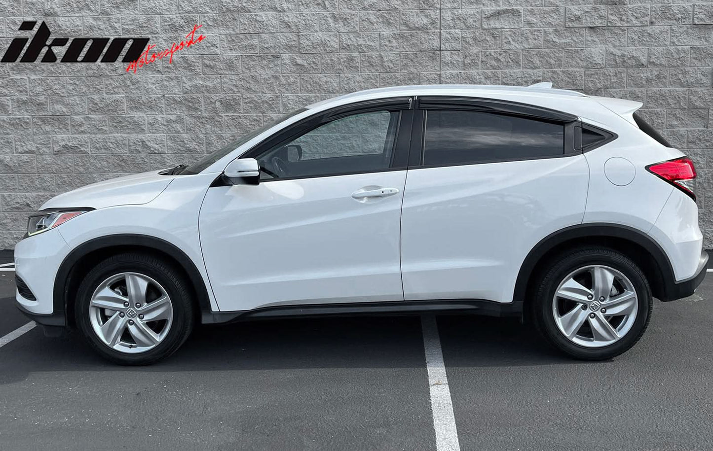 2016-2022 Honda HRV Window Visor Mugen Style Smoke Tinted Acrylic