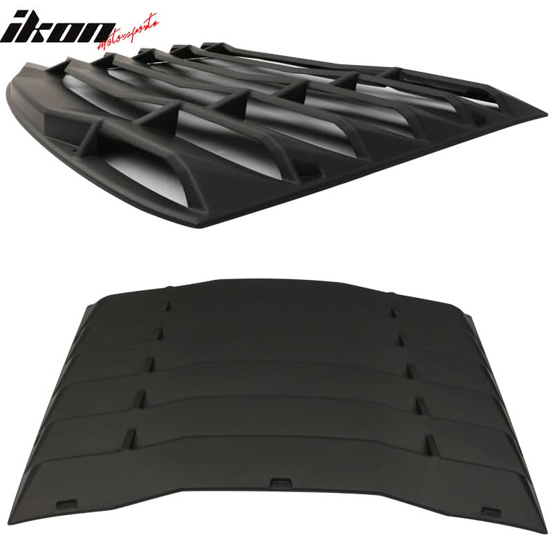 2016-2024 Chevy Camaro Unpainted Rear Side Window Louver Air Vent ABS