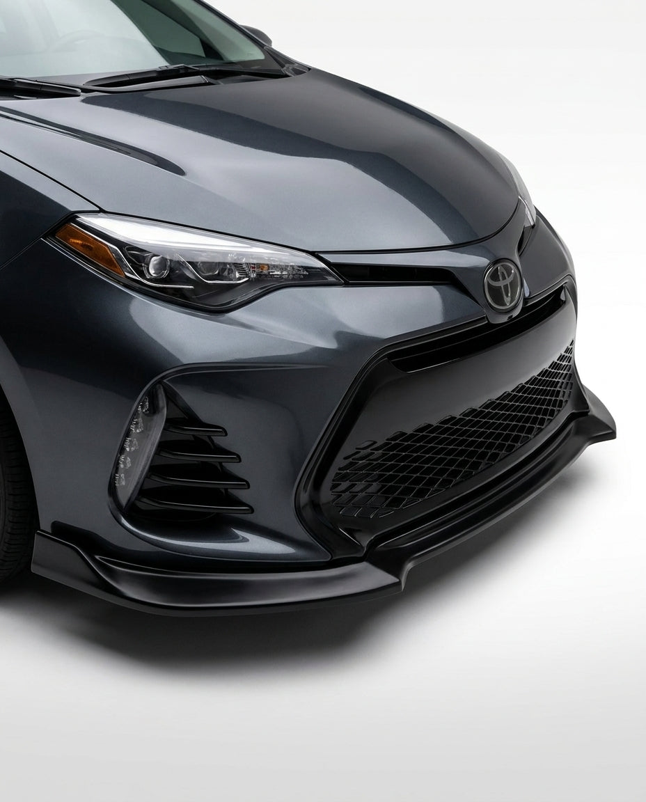 2017-2019 Toyota Corolla SE XSE Front Lip Air Dam Spoiler PU GT Style