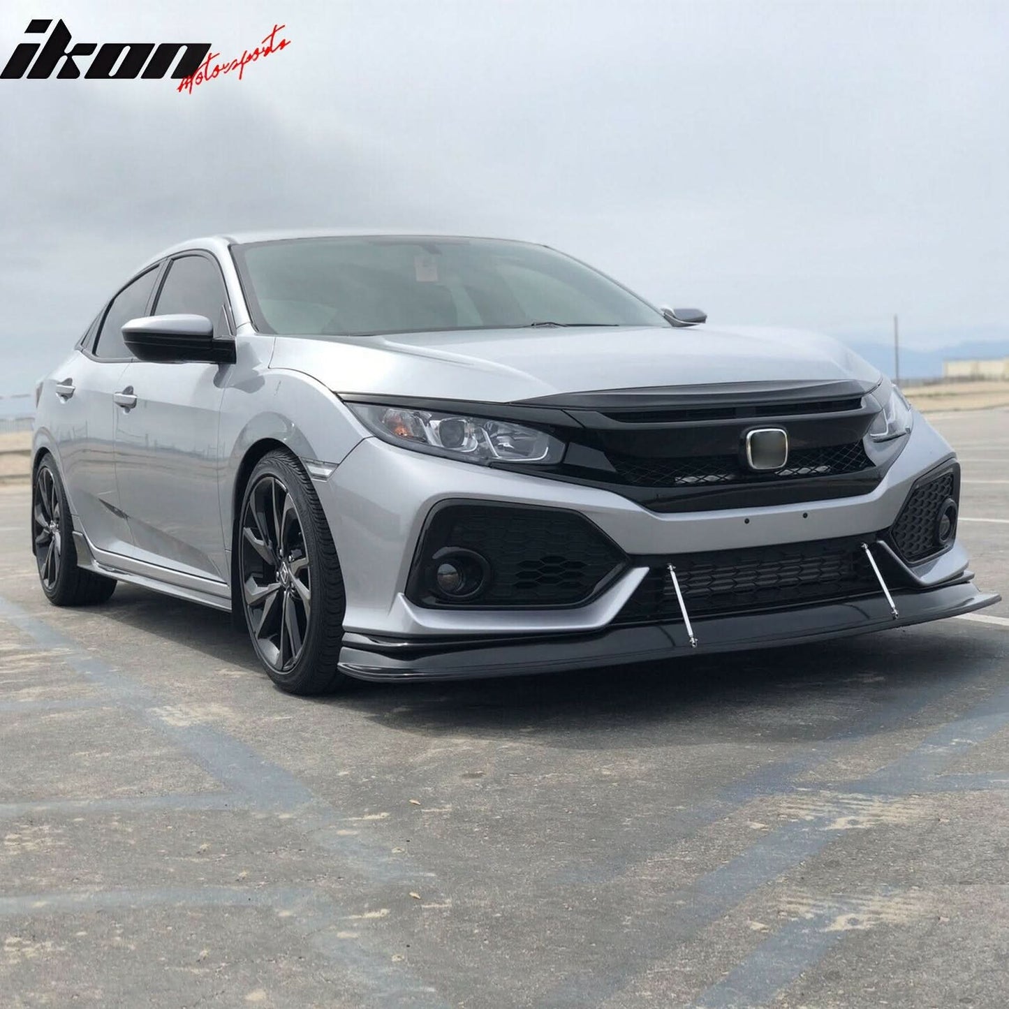 2017-2021 Honda Civic Si & Hatchback MDA Style Front Bumper Lip Kit PU