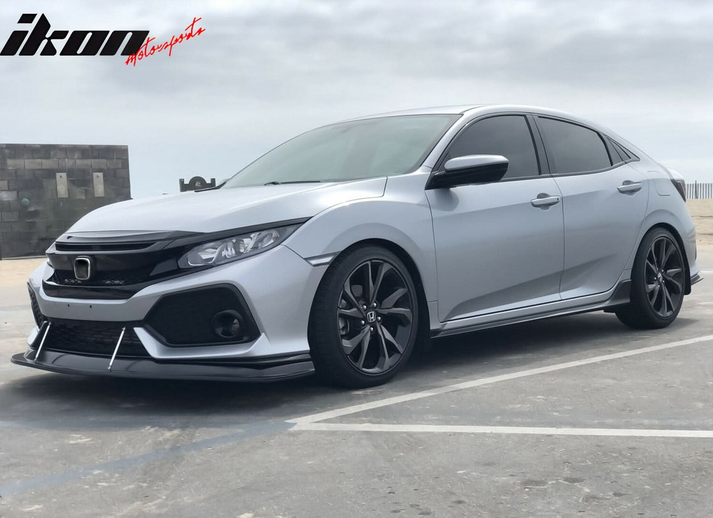 2017-2021 Honda Civic Si & Hatchback MDA Style Front Bumper Lip Kit PU