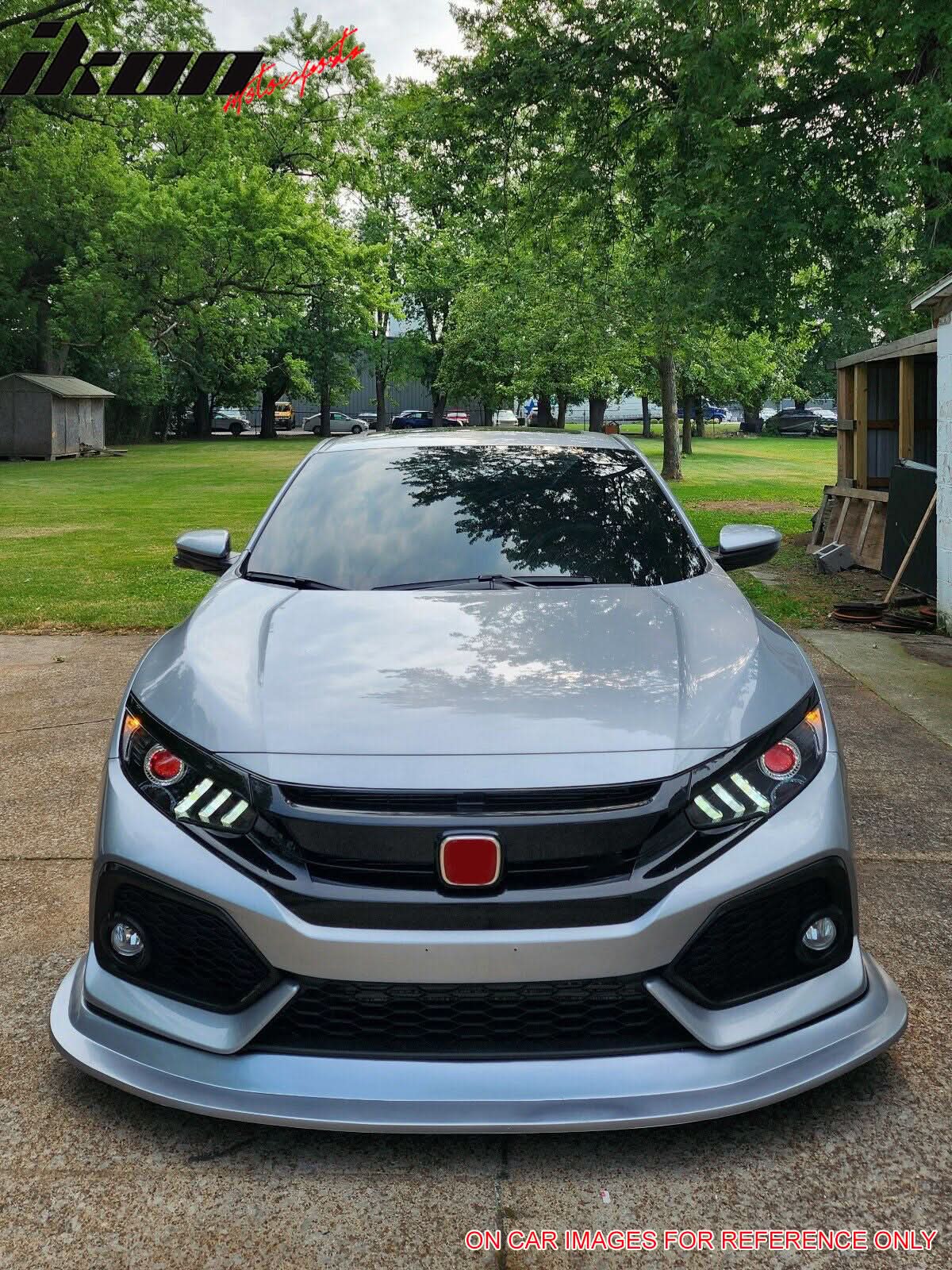 2017-2021 Honda Civic Si & Hatchback MDA Style Front Bumper Lip Kit PU