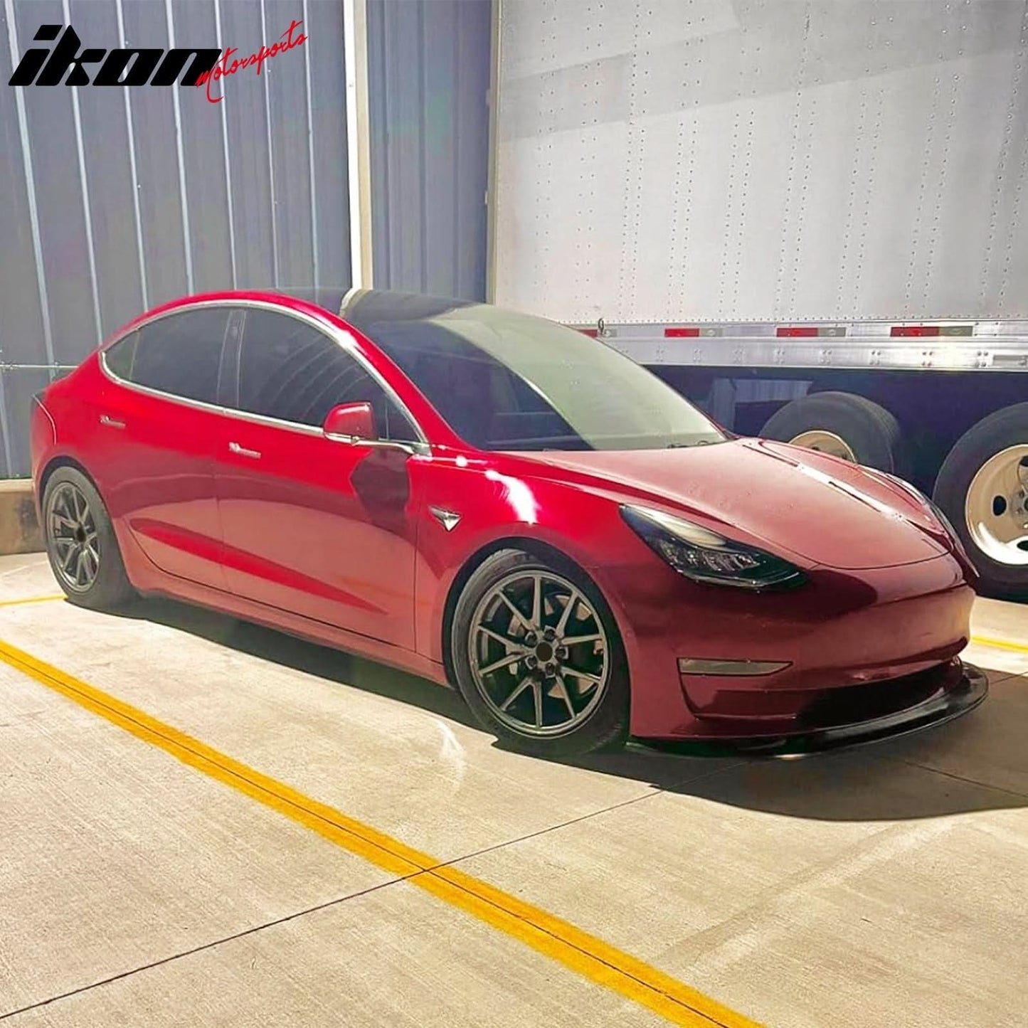 2017-2023 Tesla Model 3 MDA Style PU Front Bumper Lip Under Spoiler