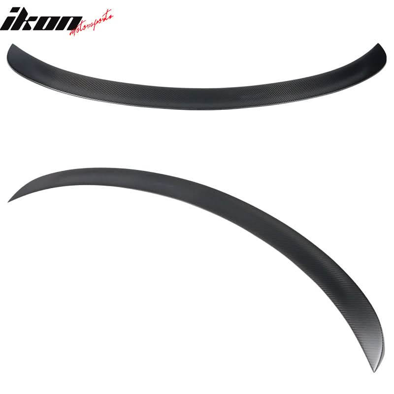 2017-2023 Tesla Model 3 IKON Style Matte Carbon Fiber Rear Spoiler