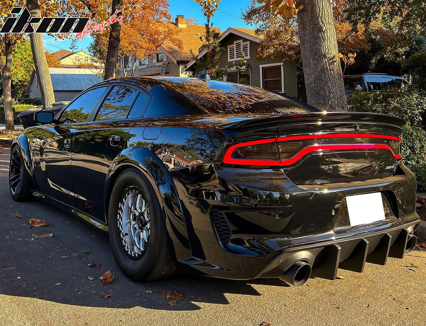 2020-2023 Dodge Charger Widebody Bumper Cover Rear Lip Diffuser PP
