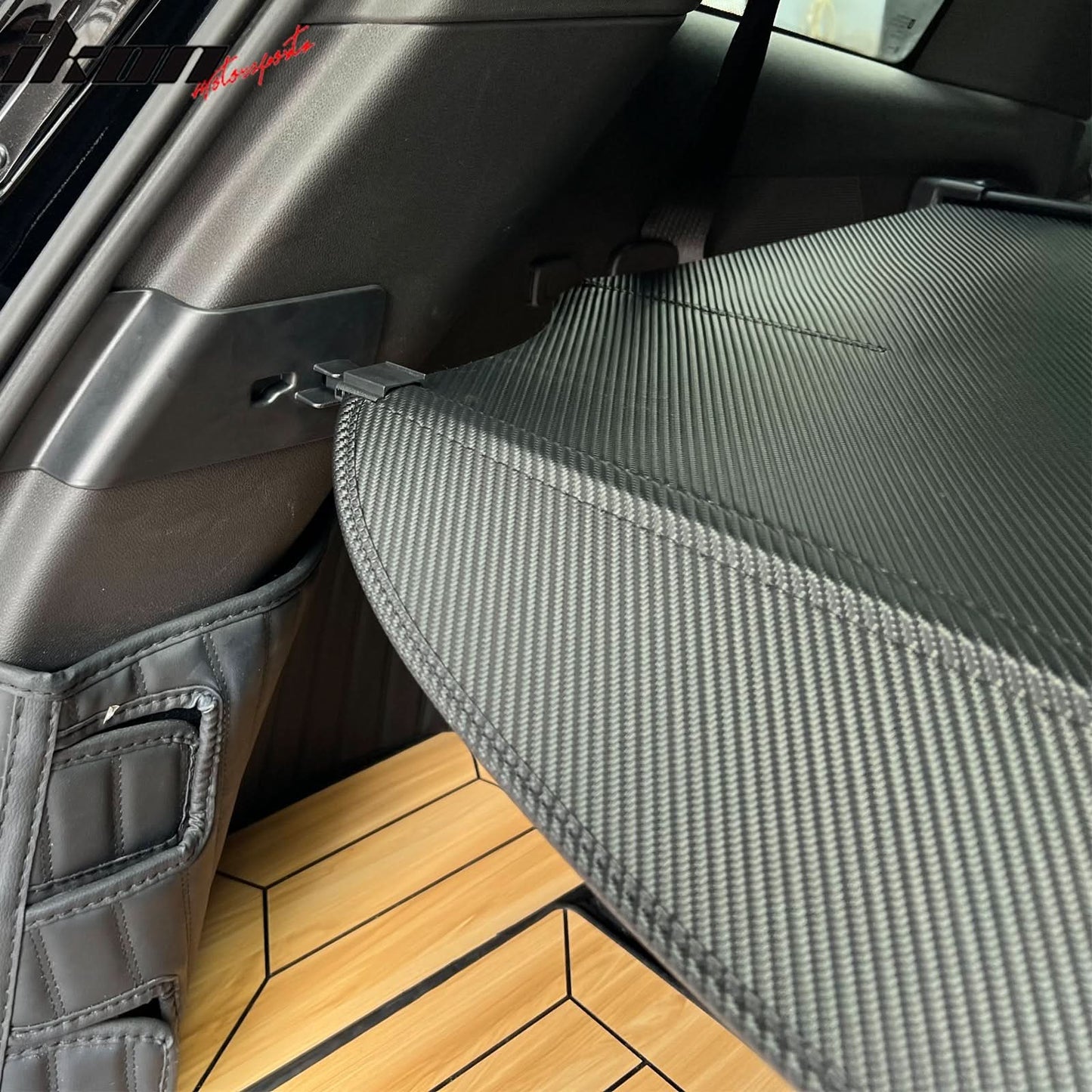 2020-2024 Cadillac XT6 Carbon Fiber Print Retractable Rear Cargo Cover