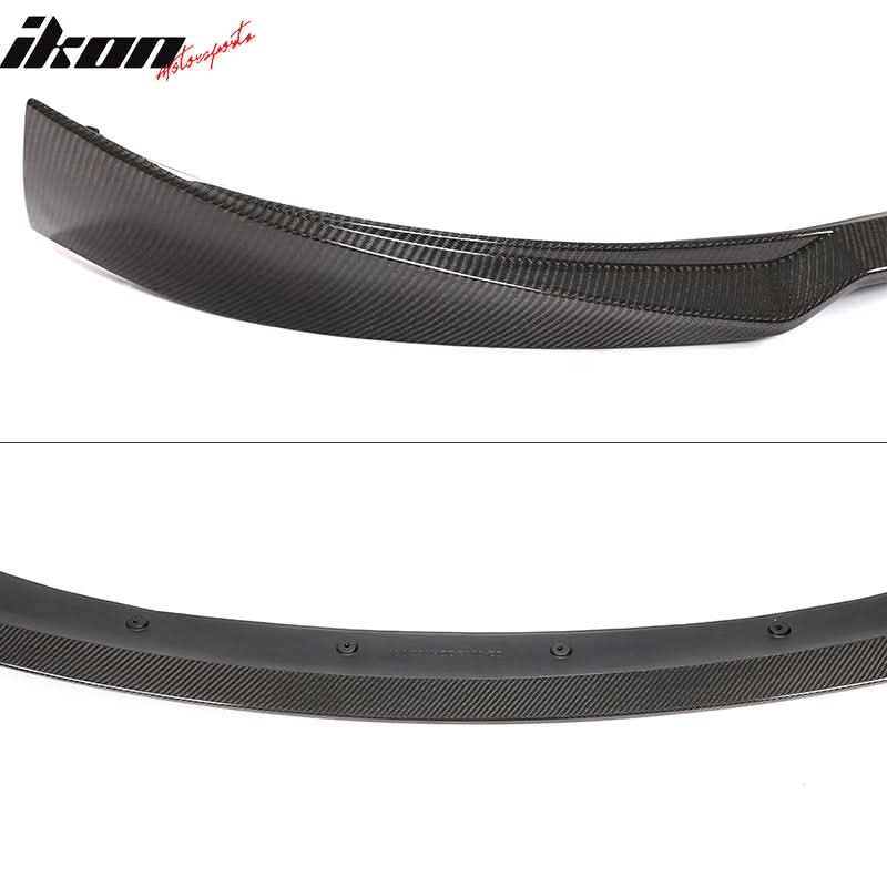 2020-2024 Tesla Model Y Front LipIKON Style Lip Spoiler Carbon Fiber