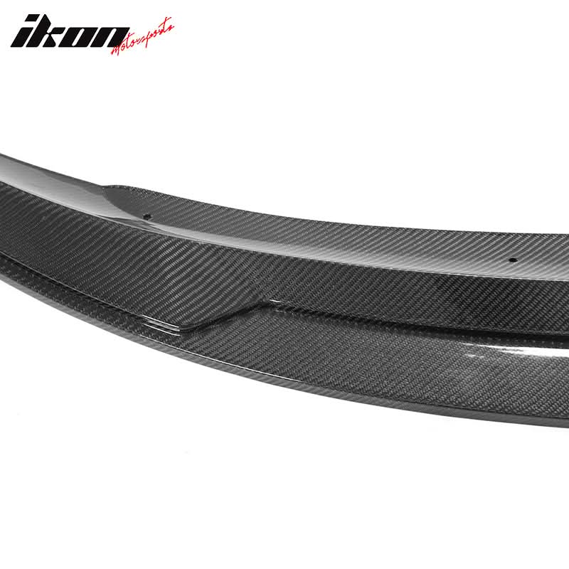 2020-2024 Tesla Y IKON Real Carbon Fiber Front Bumper Lip Spoiler