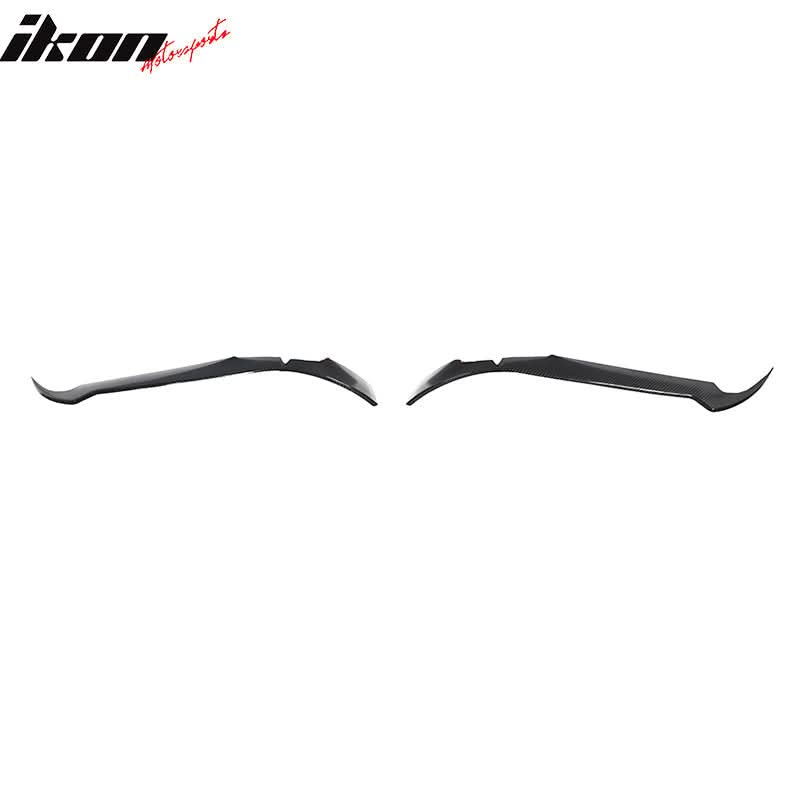2020-2025 Chevrolet Corvette IKON Front Canard Splitter Carbon Fiber
