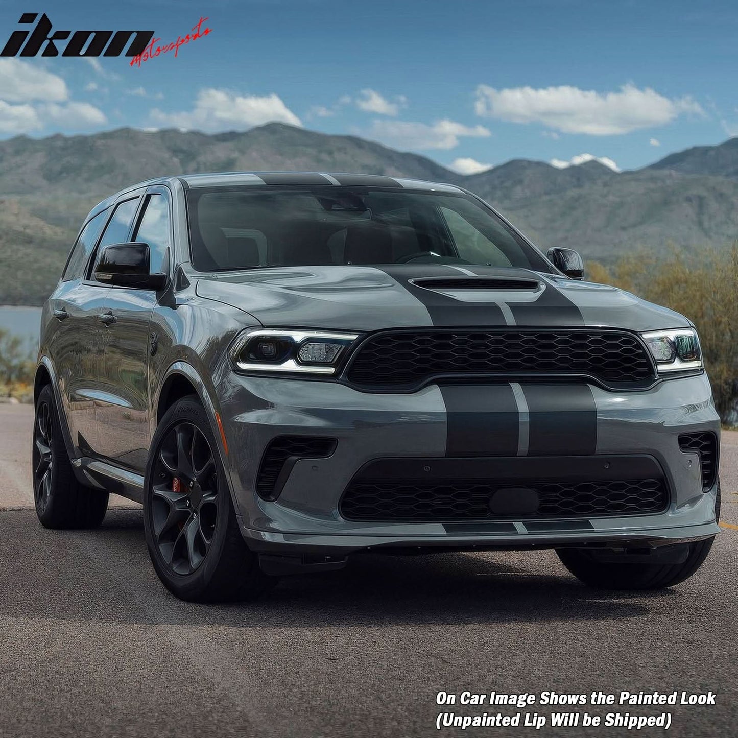2021-2024 Dodge Durango Front Lip 21+ Hellcat Style PP Splitter