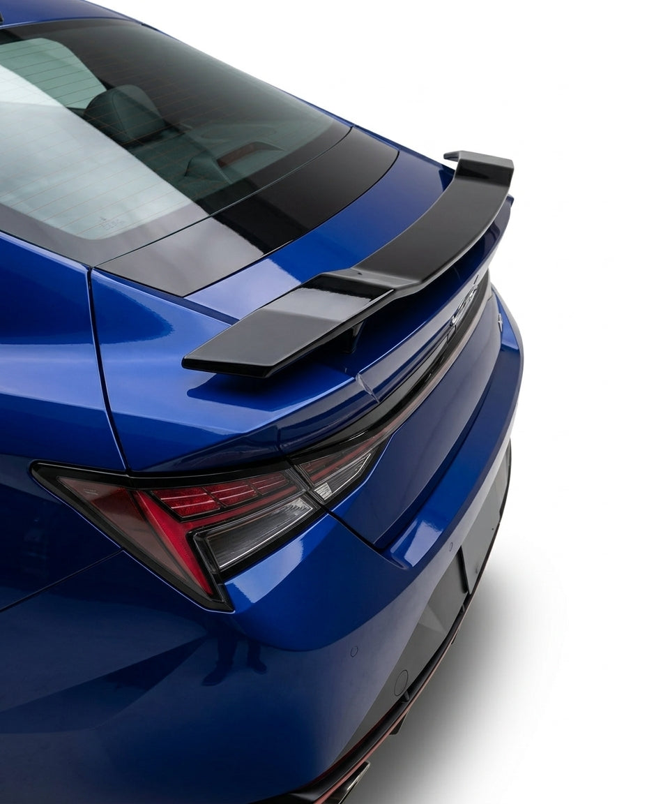 2021-2025 Hyundai Elantra N Style Gloss Black Trunk Spoiler Wing ABS