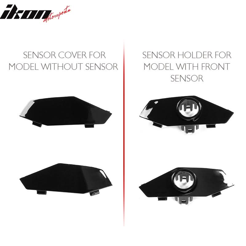 2022-2024 Honda Civic Sedan Grill Si Style Upper Grille Gloss Black AB
