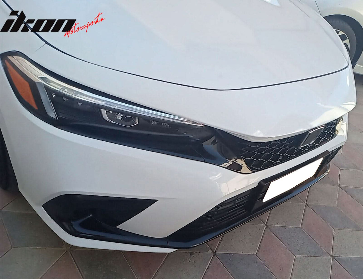 2022-2024 Honda Civic Hatchback Car Grill Type R Style Gloss Black ABS
