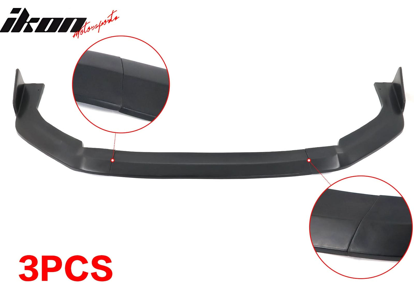 2022-2024 Honda Civic 4DR IKON Style Unpainted Front Bumper Lip PU