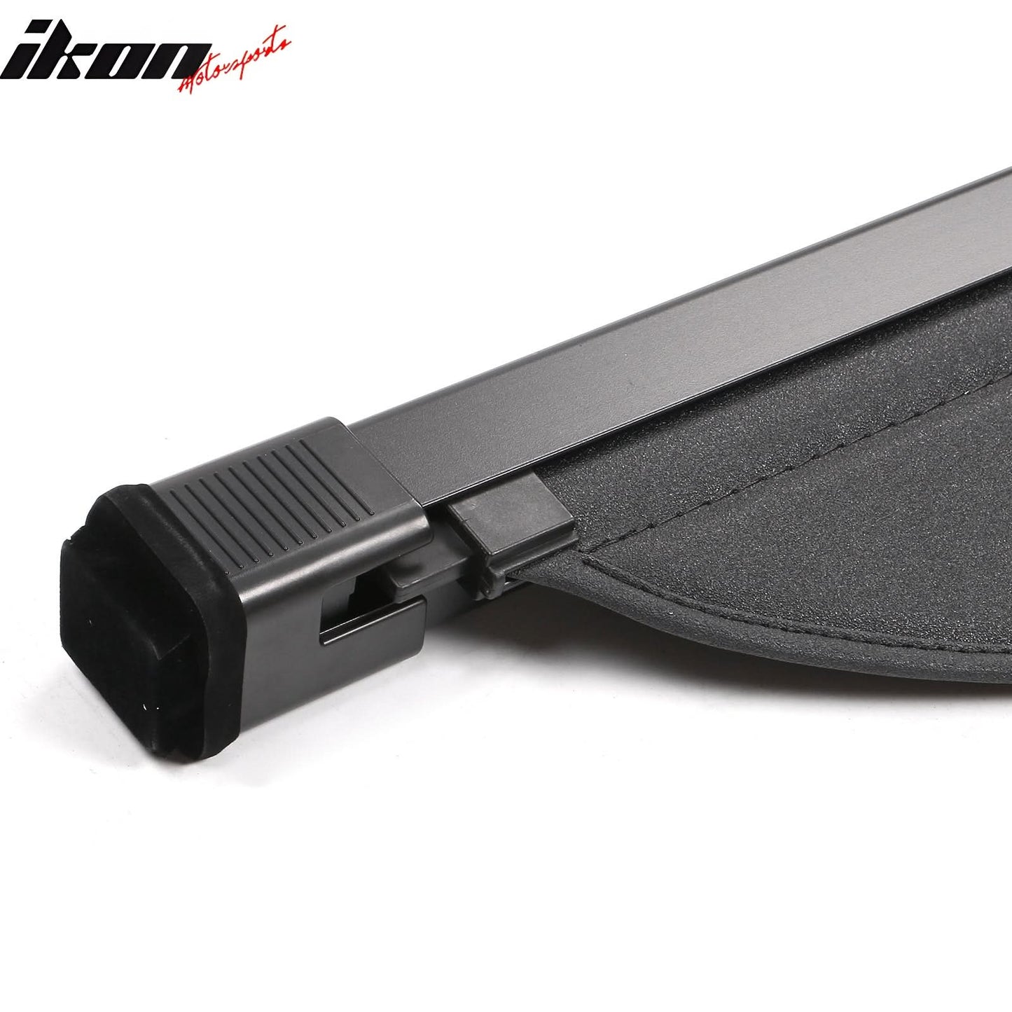 2022-2024 Hyundai Ioniq 5 Black Trunk Cargo Cover PVC Aluminum Rod