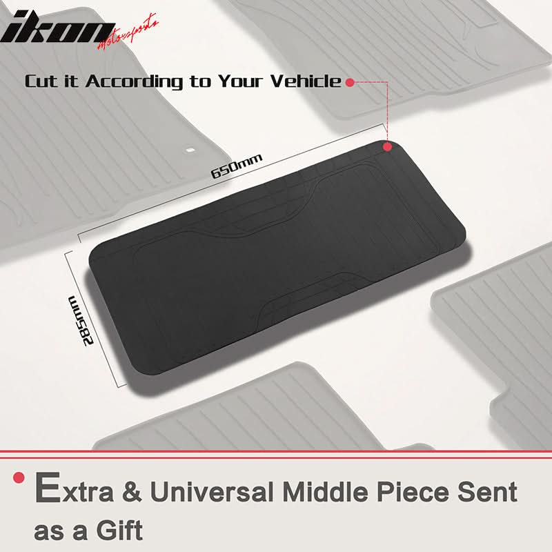 2022-2025 Honda Civic/Acura Integra Latex All Weather Black Floor Mat