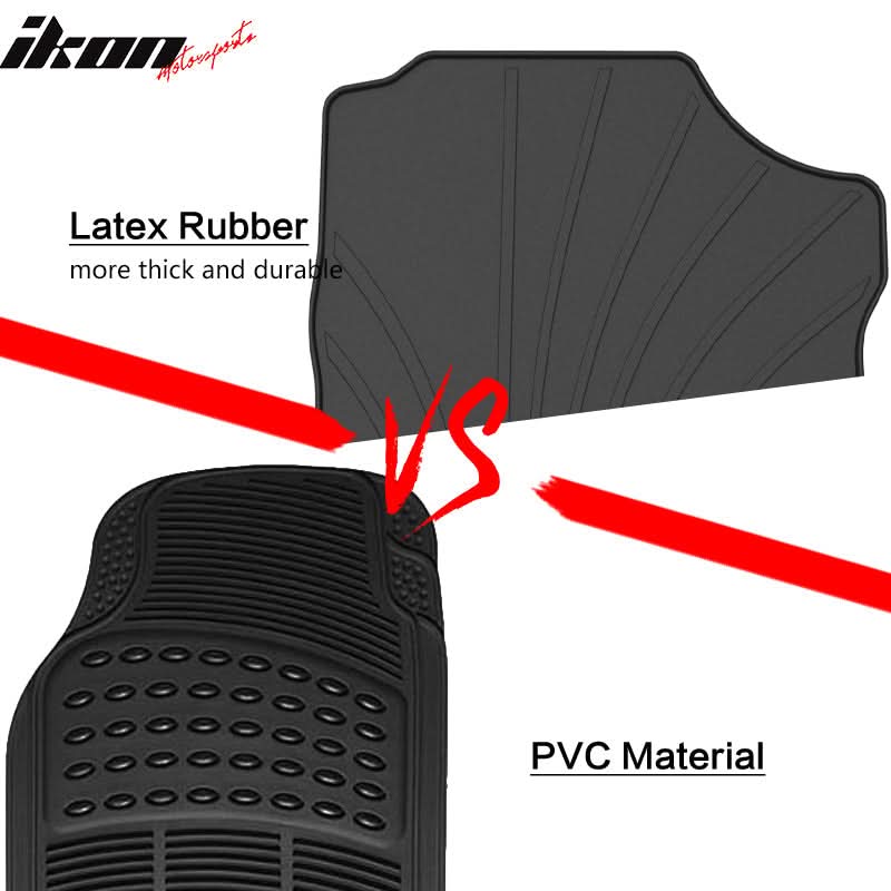 2022-2025 Honda Civic/Acura Integra Latex All Weather Black Floor Mat