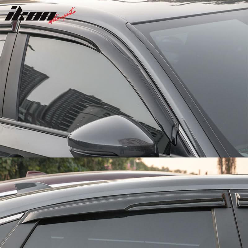 2022-2025 Honda Civic Mugen Style Smoke Tinted Window Visor Acrylic