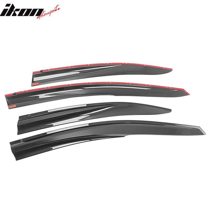 2022-2025 Subaru WRX 5th Mugen Style Window Visor Rain Wind Guard Vent