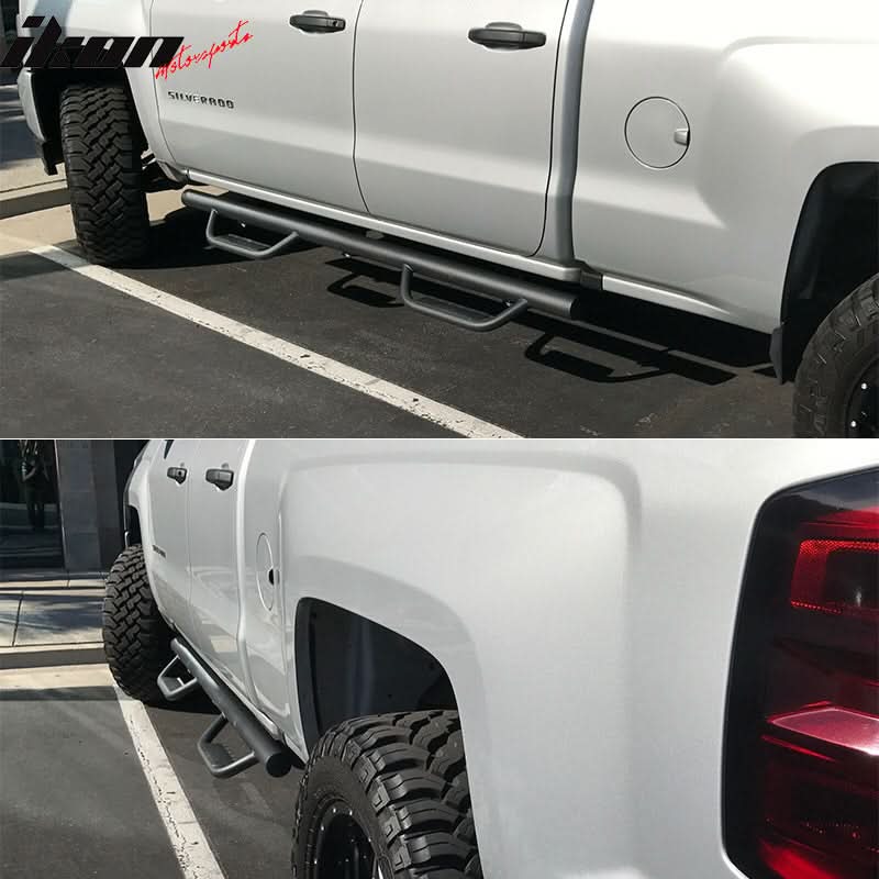 2005-2022 Chevy Silverado GMC Sierra Extended Double Cab Running Board