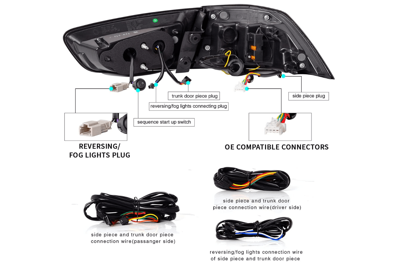 Mitsubishi Lancer & EVO X LED Tail Lights Upgrade (2008-2018)