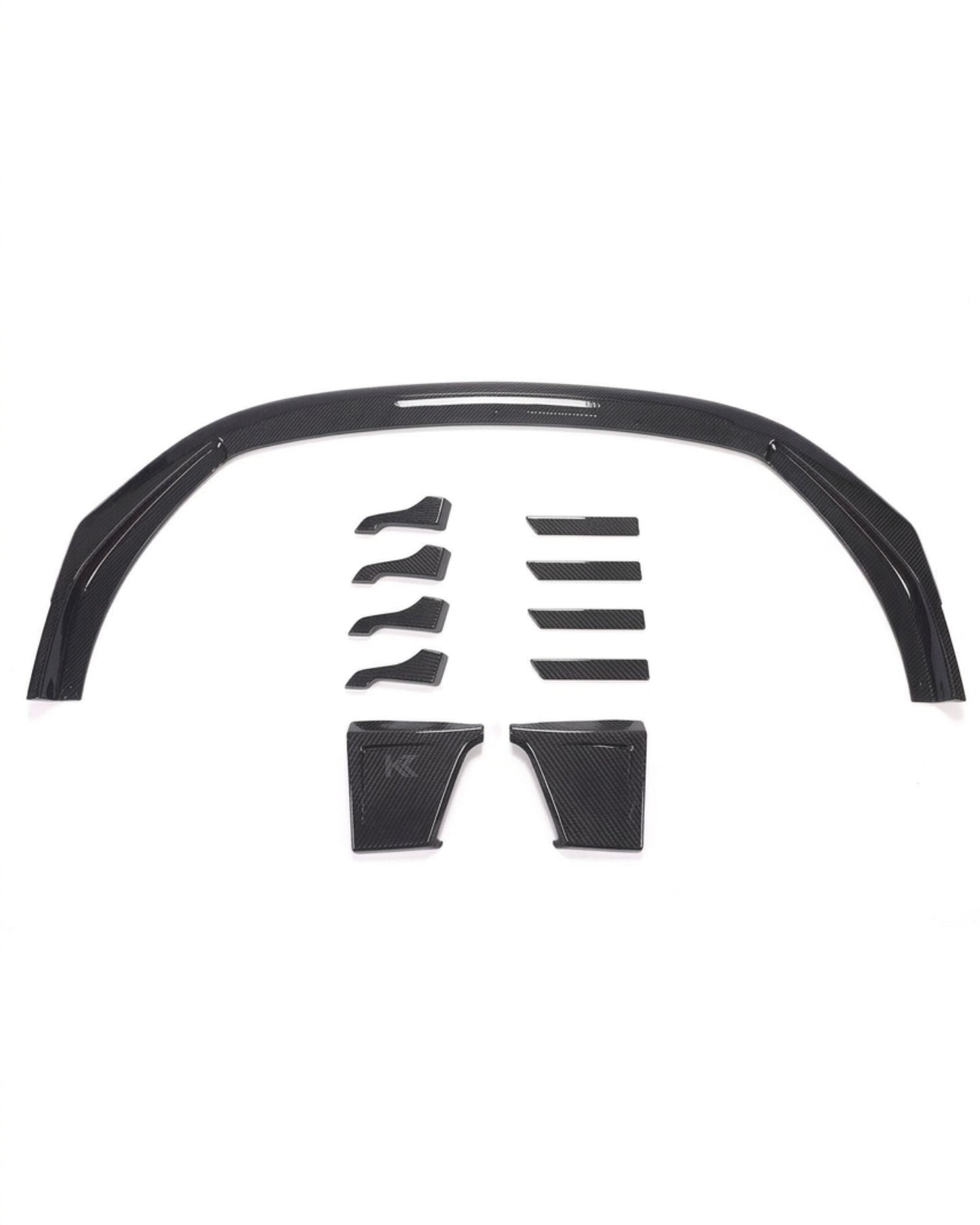 2019 Audi RS4 B9 Front Center Lip Splitter – Pre-Preg Dry Carbon Fiber