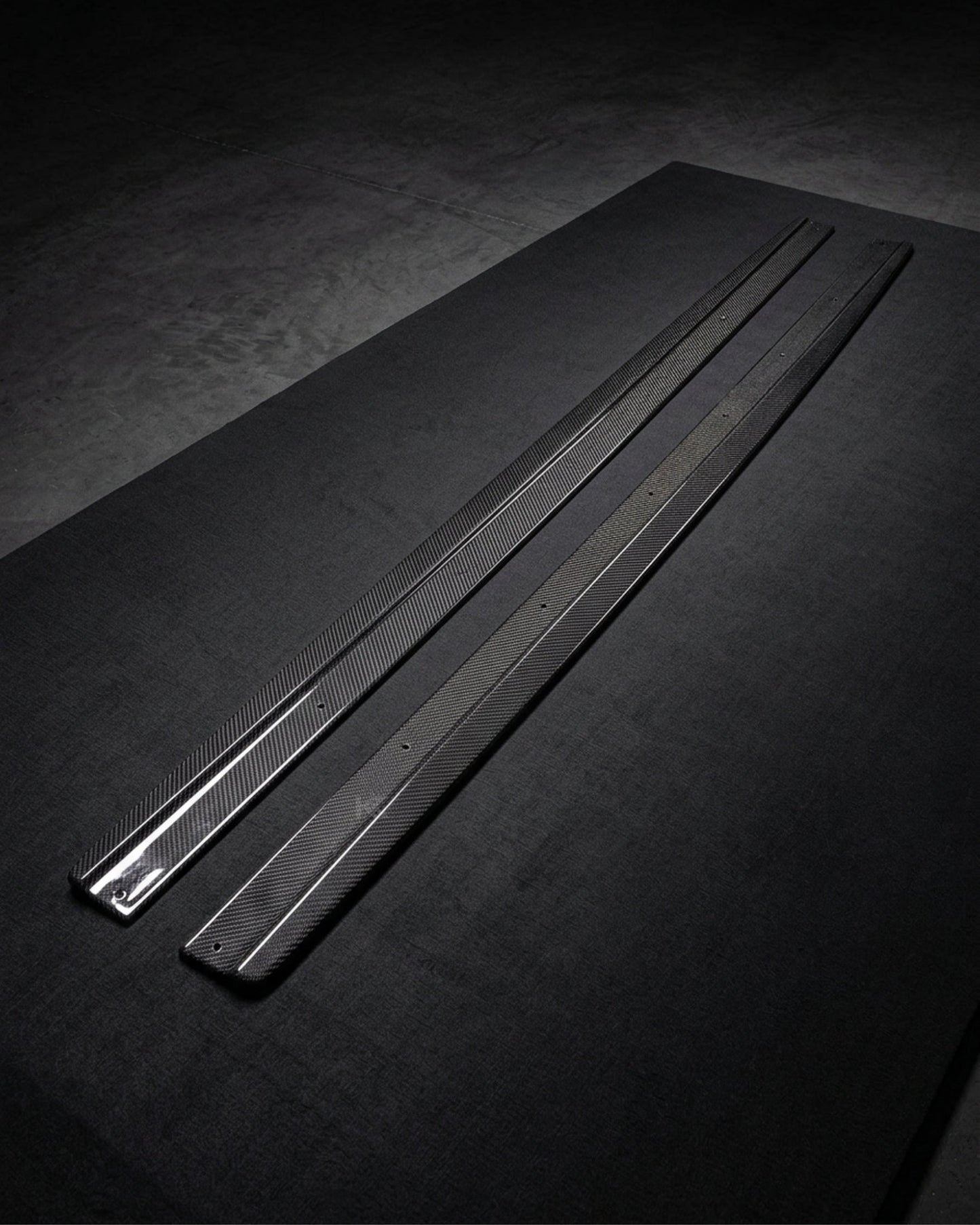 2013–2018 Audi RS6 C7 4G Avant Side Skirt Extensions – Carbon Fiber