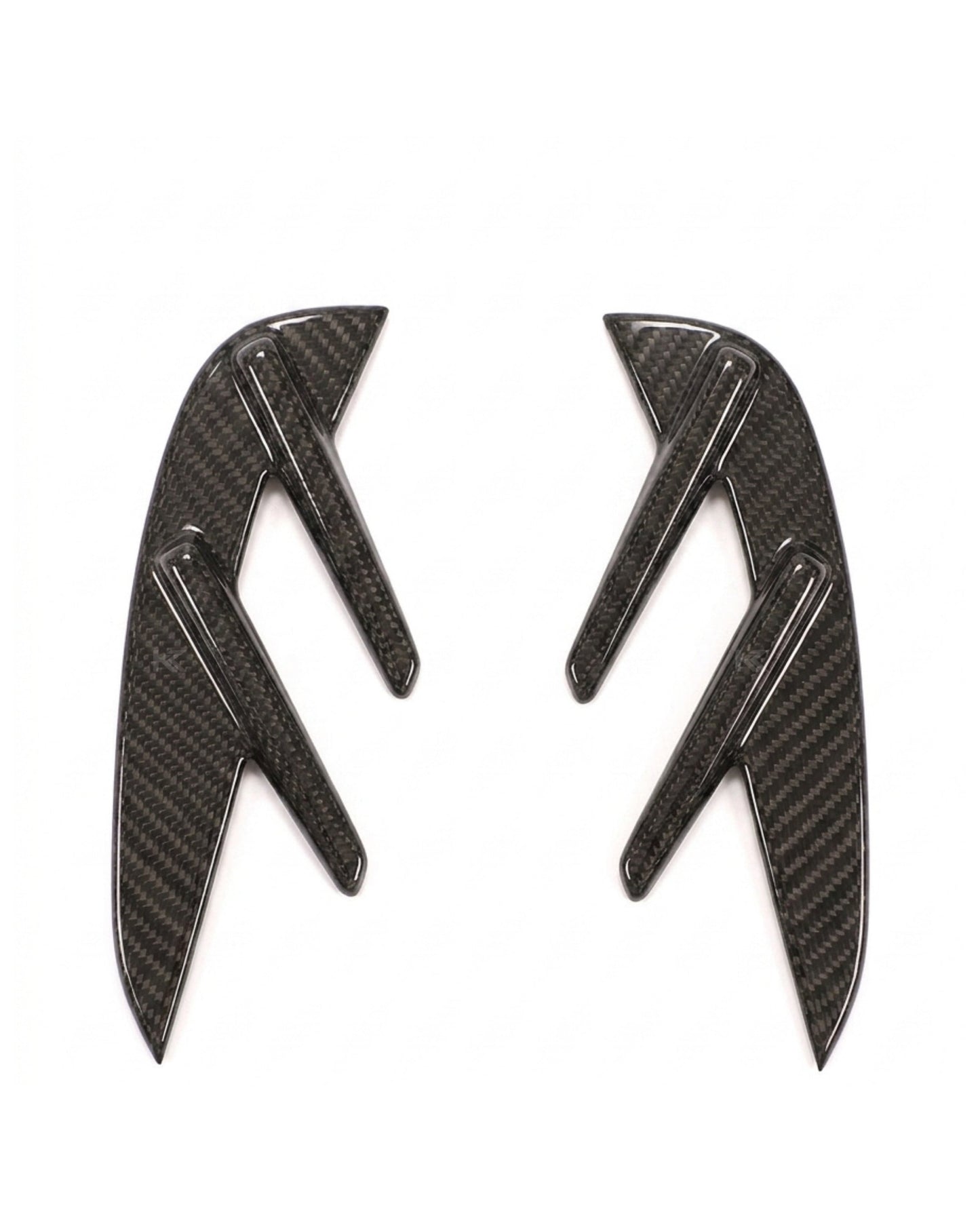 2021–2024 BMW M3 Competition G80 Front Fender Vent Trims – Pre-Preg Dry Carbon Fiber