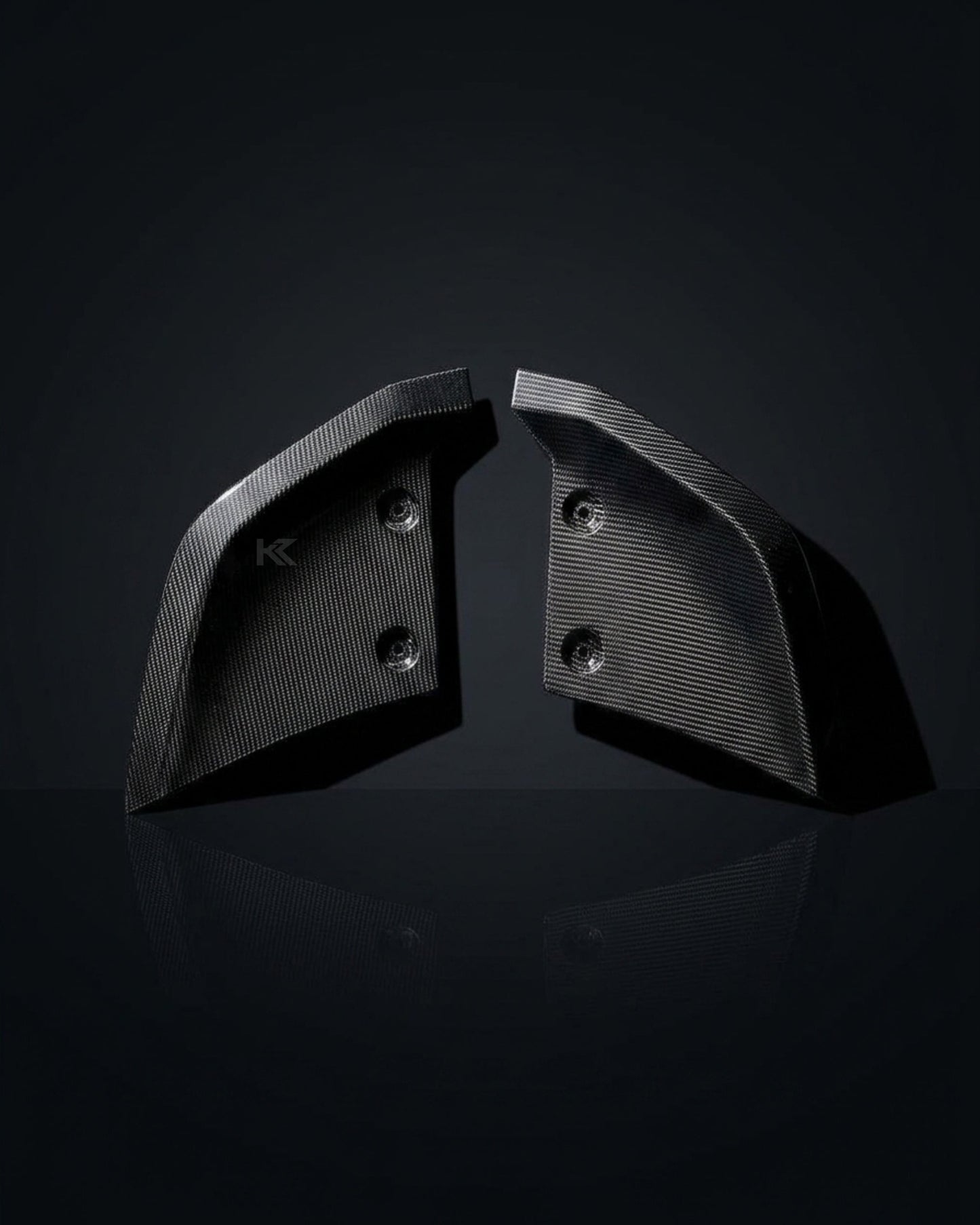 2016–2019 Audi R8 V10 / V10 Plus Coupe 4S Gen 2 Rear Bumper Blades – Carbon Fiber
