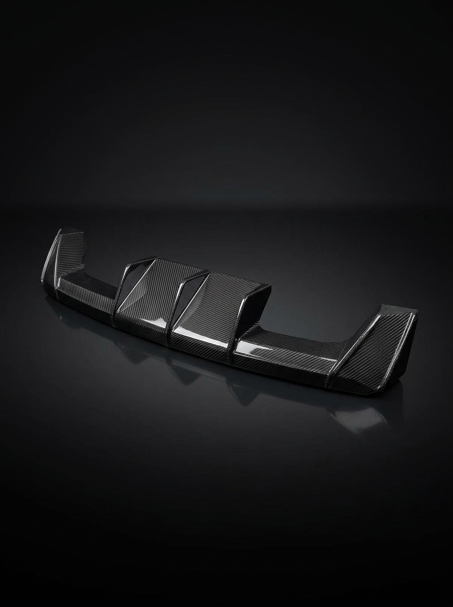BMW 3 Series G80 M3 G82 G83 M4 Euro Version OE Style Carbon Fiber Rear Diffuser (2019 - 2024)