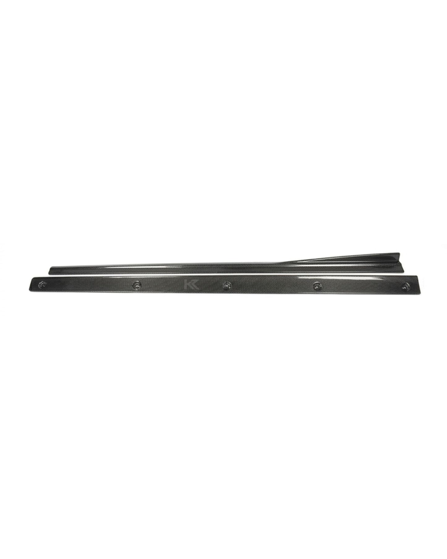 2008–2011 Audi TT 8J MK2 Coupe Side Skirt Extensions – Carbon Fiber