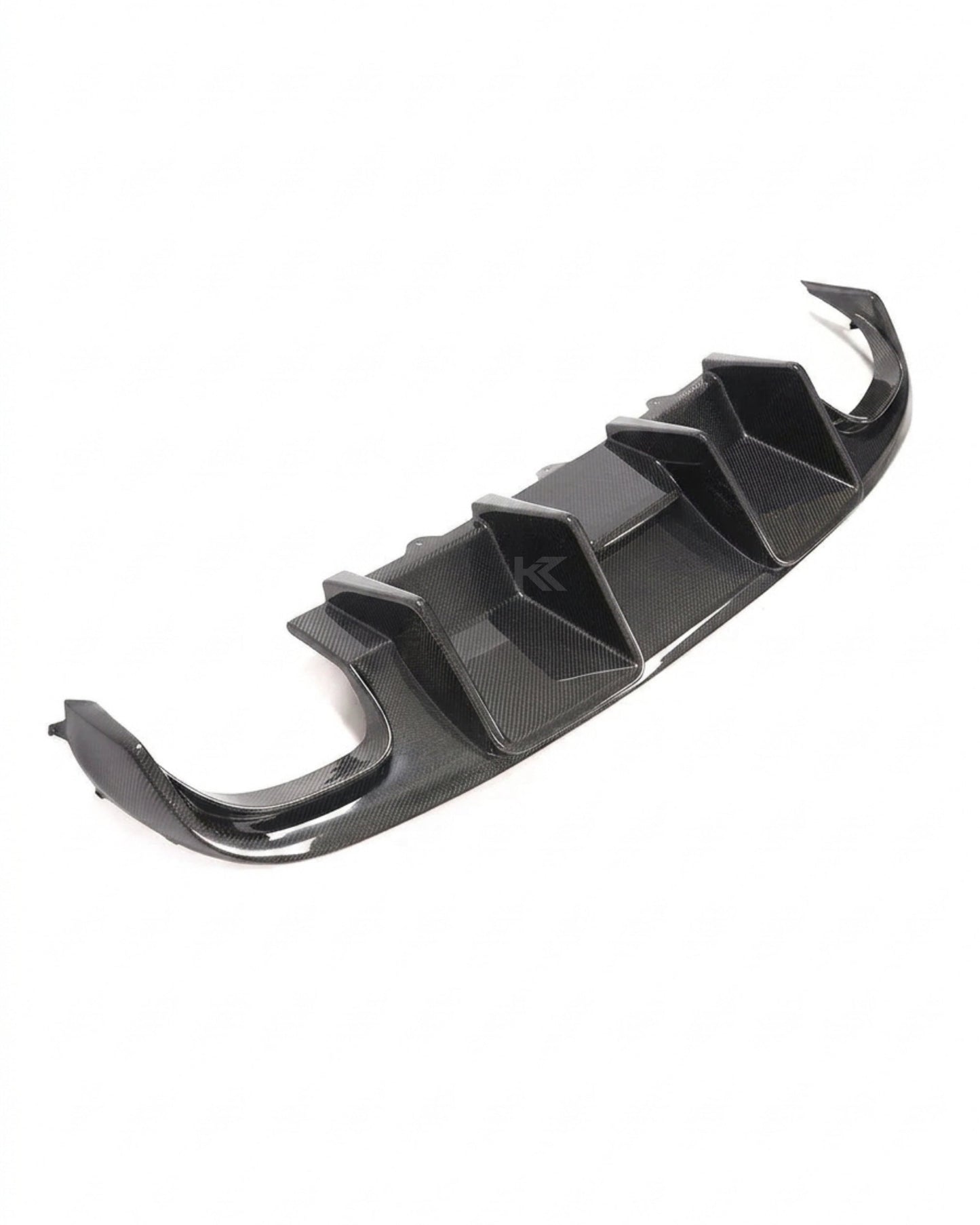 2008–2012 Audi A4 S-Line / S4 B8 Sedan Wide Scoop Rear Valance Diffuser – Carbon Fiber
