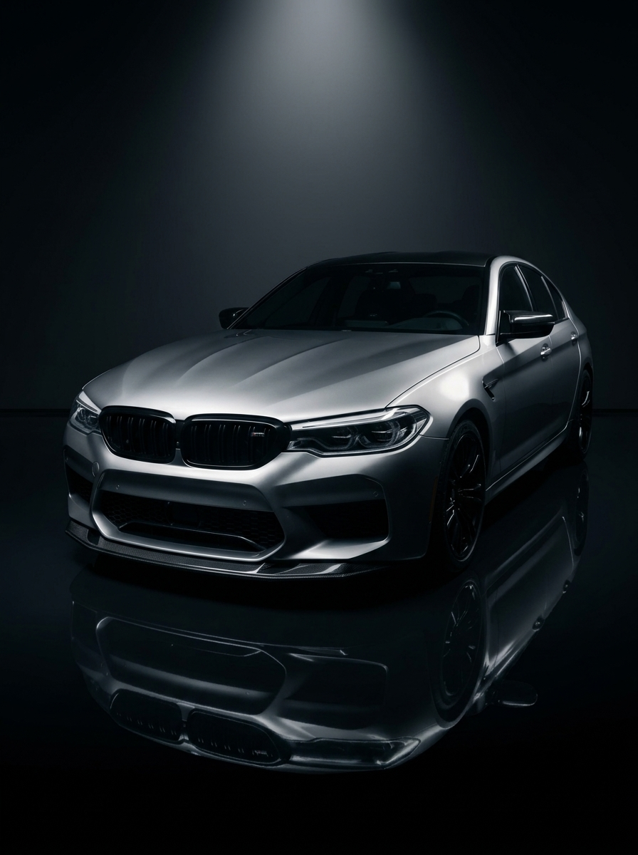 BMW 5 Series F90 M5 GTS Style Carbon Fiber Front Lip Splitter (2019 +)