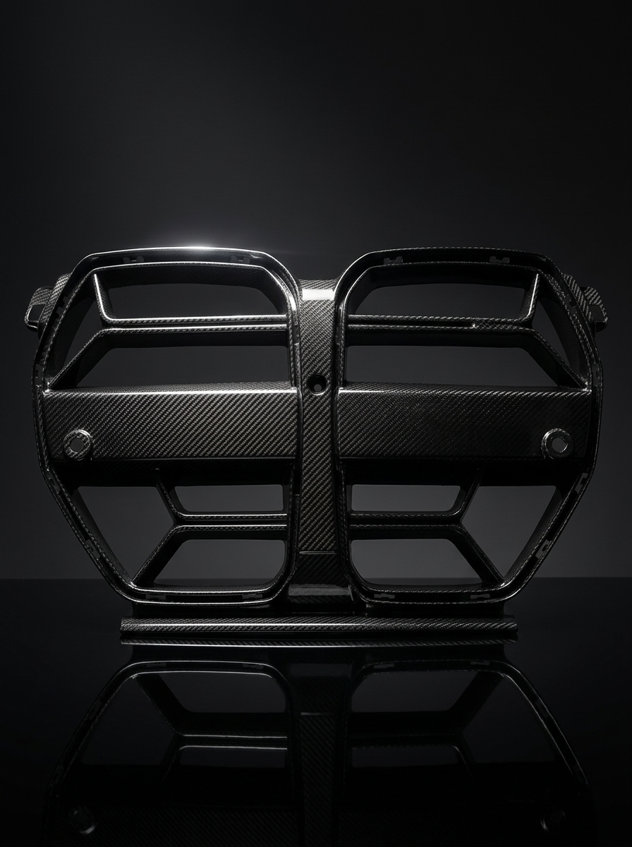 BMW 3 Series M3 G80 M4 G82 CSL Style Carbon Fiber Front Grille (2021 - 2023)
