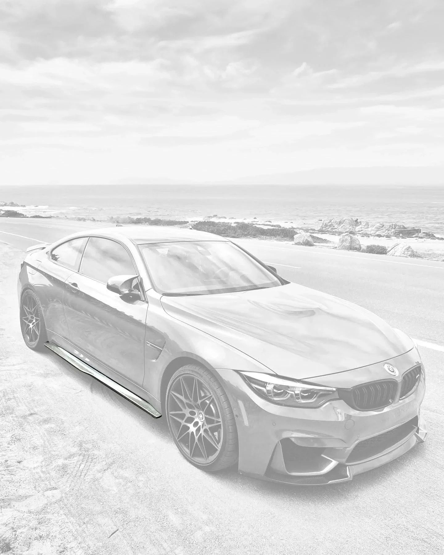 BMW 3 Series F80 M3 | 4 Series F82 M4 M Performance Style Carbon Fiber Side Skirts (2015 - 2019)