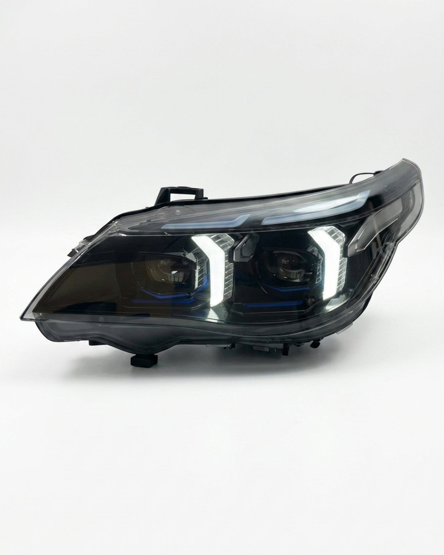 BMW 5 Series E60 Snake Eye LED Headlight Assembly with Dual-Color DRL 2003 - 2010
