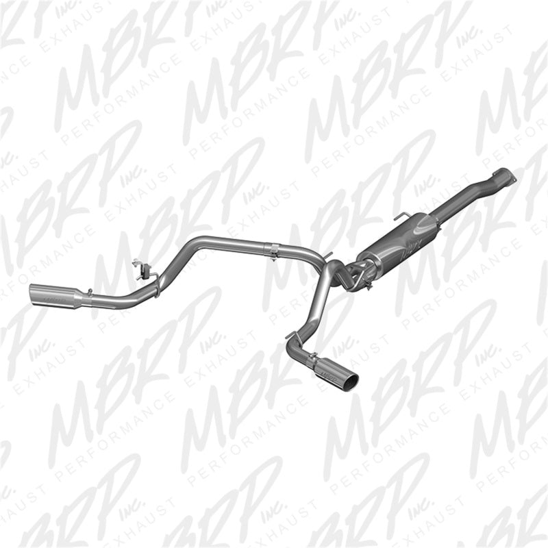 MBRP 2016 Toyota Tacoma 3.5L EC/CC Cat Back Dual Split Exit T409 Exhaust