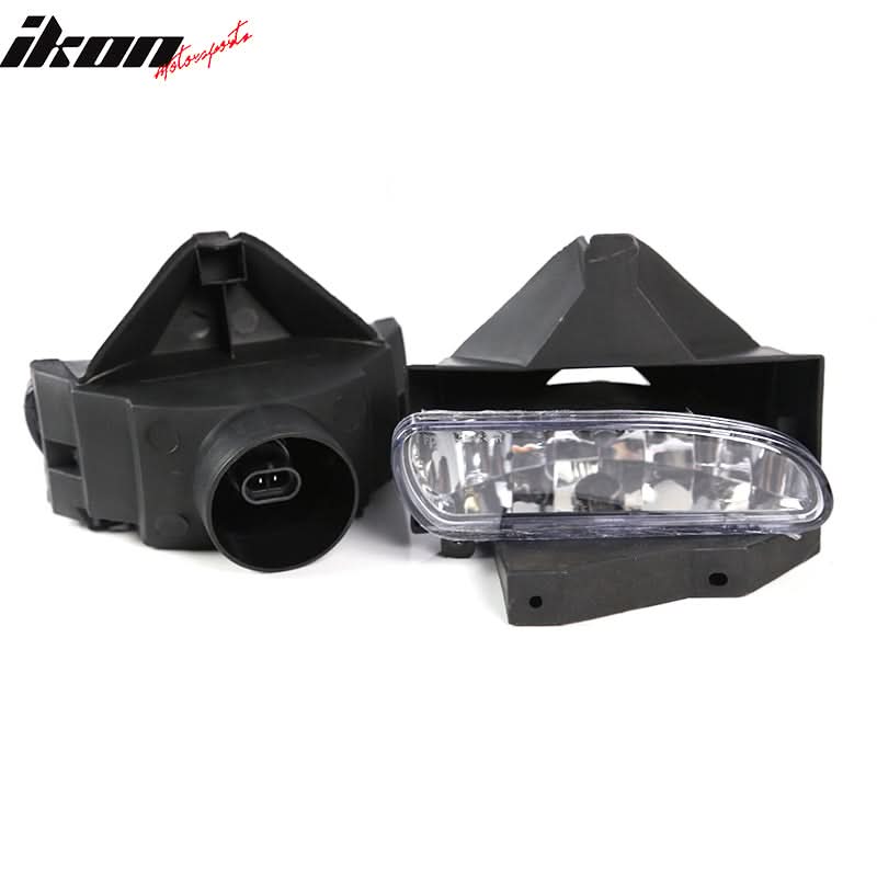 1999-2004 Ford Mustang OE Style Clear Front Bumper Fog Lights Lamps