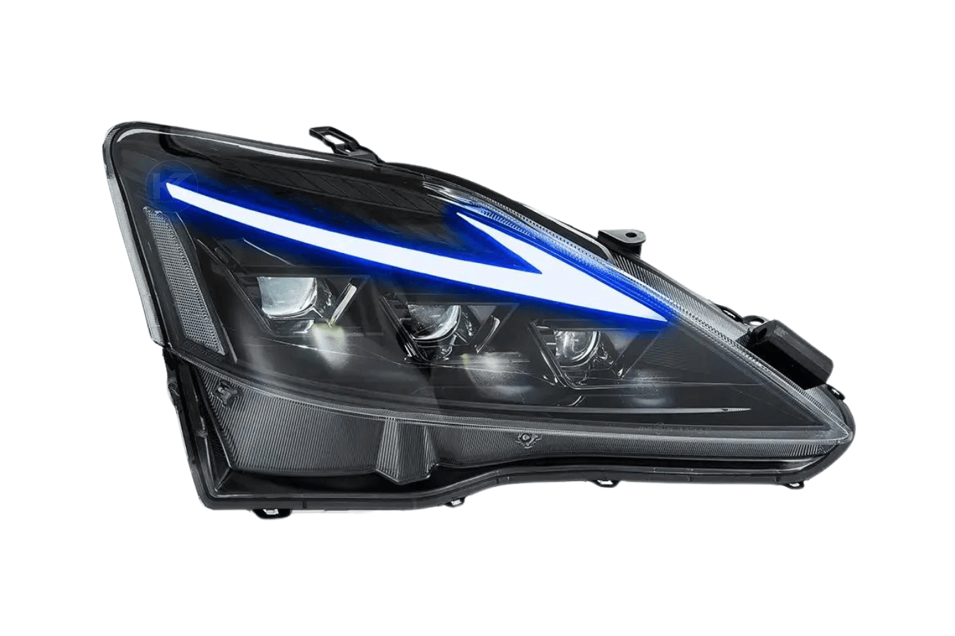 Lexus IS250/IS250C/IS350/IS220d & ISF(XE20) Smoked Matrix Projector Headlights (2006-2014)
