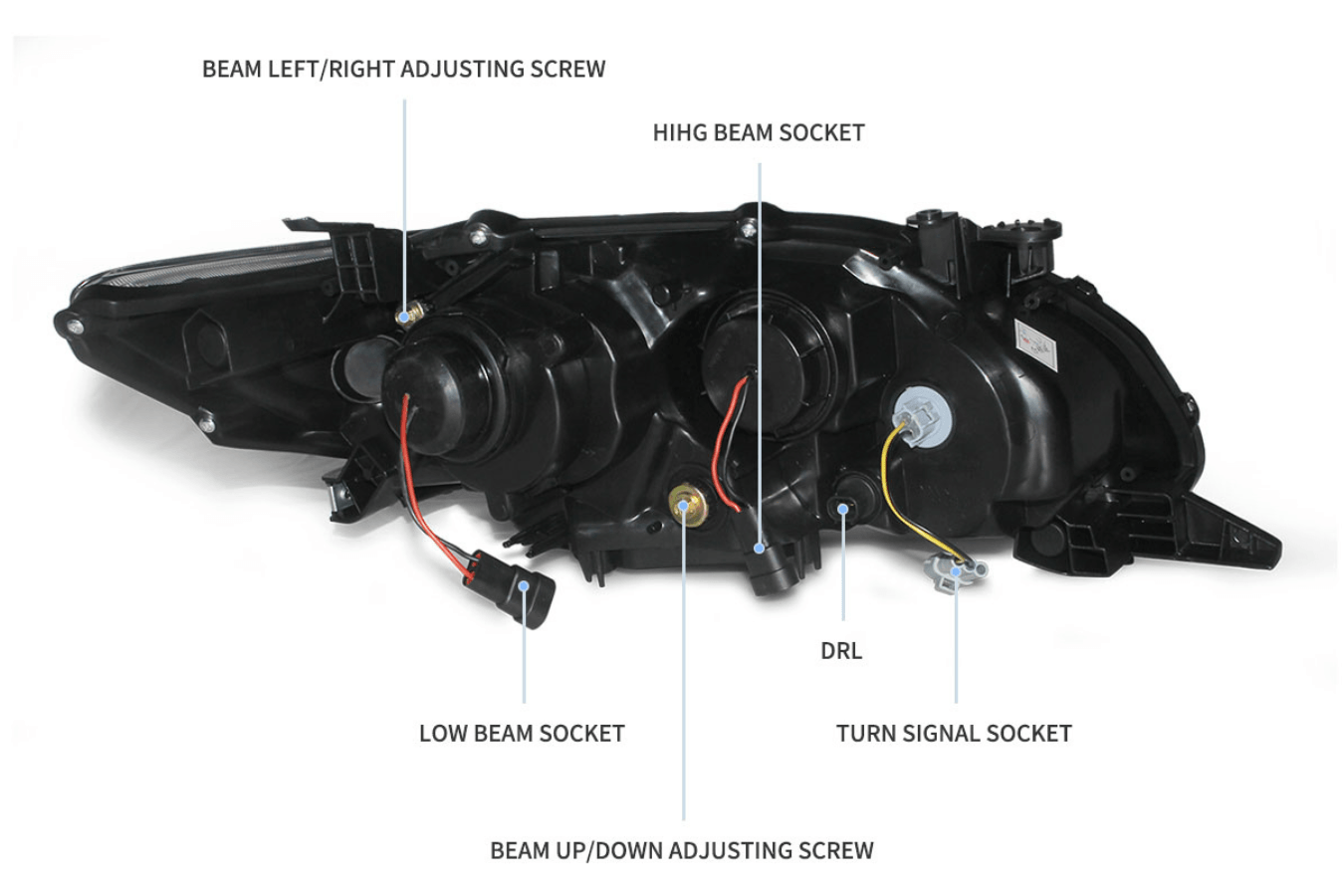 Toyota Corolla 10th Gen (E140 Wide-Body) Facelift Projector Headlights Upgrade (2011-2013)