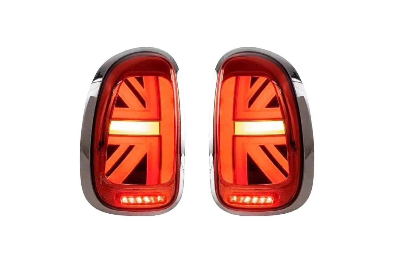 Mini Cooper - Red and Smoked - LED Tail Lights Upgrade (2010-2016)